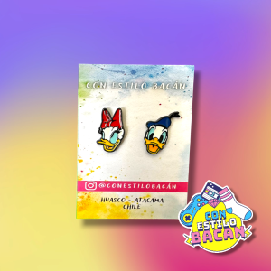 Cara Pato Donald y Daisy